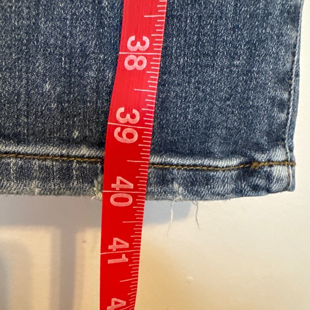 Judy Blue Boyfriend Jeans Womens 7/28 Blue Medium Wash Distressed Stretch Denim - Picture 8 of 8